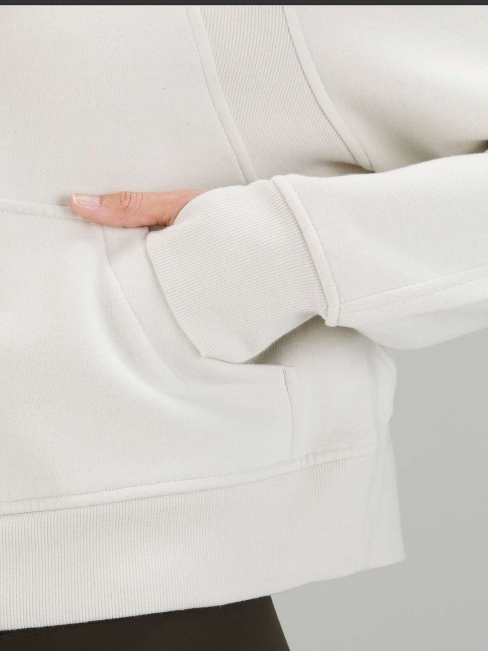 Lululemon Scuba Oversized Half-Zip Hoodie
Bone-M/L